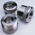 Knurling Stainless Steel Part with CNC Turning CNC Lathe CNC Machining